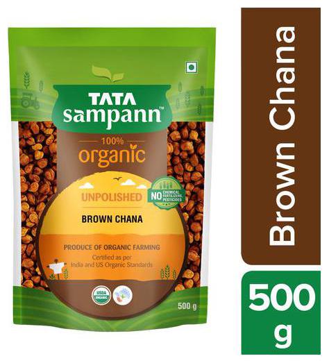 

Tata Sampann Organic Brown Chana 500 g