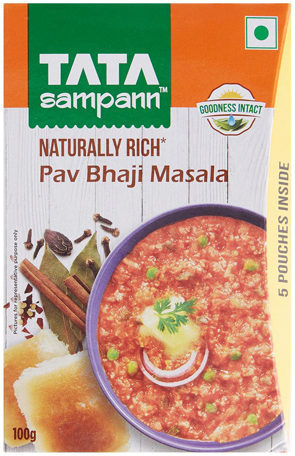 

Tata Sampann Masala - Pav Bhaji 100 g