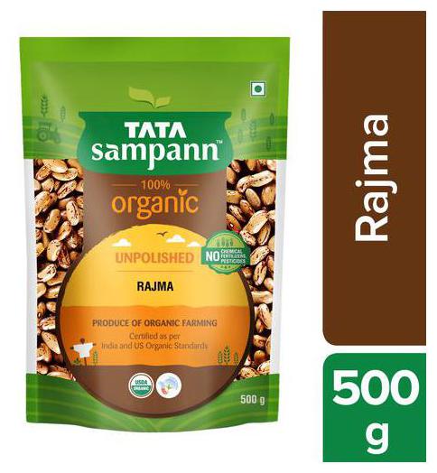 

Tata Sampann Organic Rajma - Red 500 g