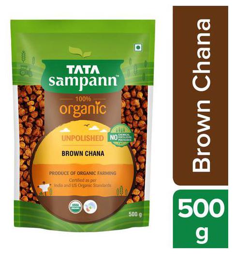 

Tata Sampann Organic Brown Chana 500 g