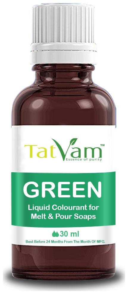 

Tatvam DIY Making Colours for Melt and Pour Soaps- Green Colour (30ml)