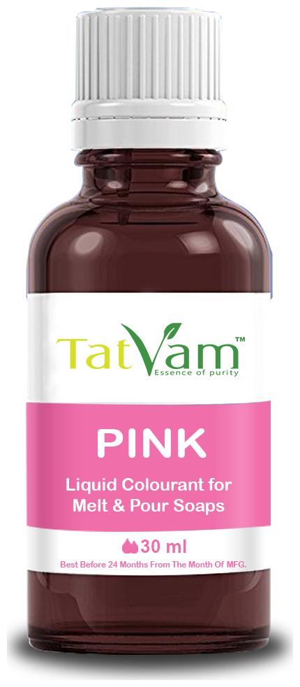 

Tatvam DIY Making Colours for Melt and Pour Soaps- Pink Colour (30ml)