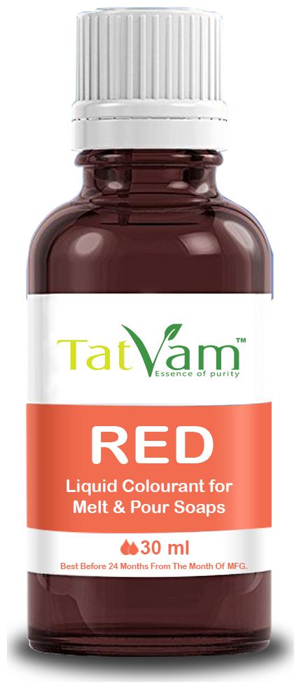 

Tatvam DIY Making Colours for Melt and Pour Soaps- Red Colour (30ml)