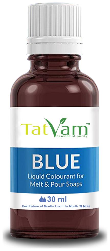 

Tatvam DIY Making Colours for Melt and Pour Soaps- Blue Colour (30ml)