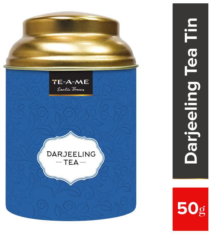 

TE-A-ME Darjeeling Tea Tin 50 g (Pack of 1)