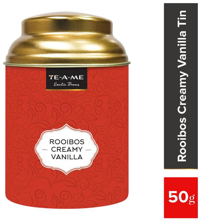 

TE-A-ME Rooibos Creamy Vanilla Tea Tin 50 g (Pack of 1)