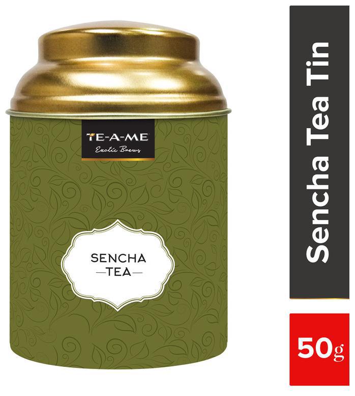

TE-A-ME Sencha Tea Tin 50 g (Pack of 1)