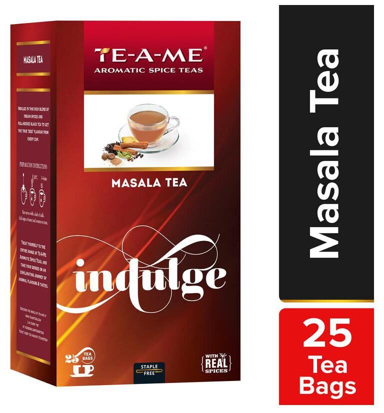 

TE-A-ME Spice Masala Tea 25 Tea Bags (Pack of 1)