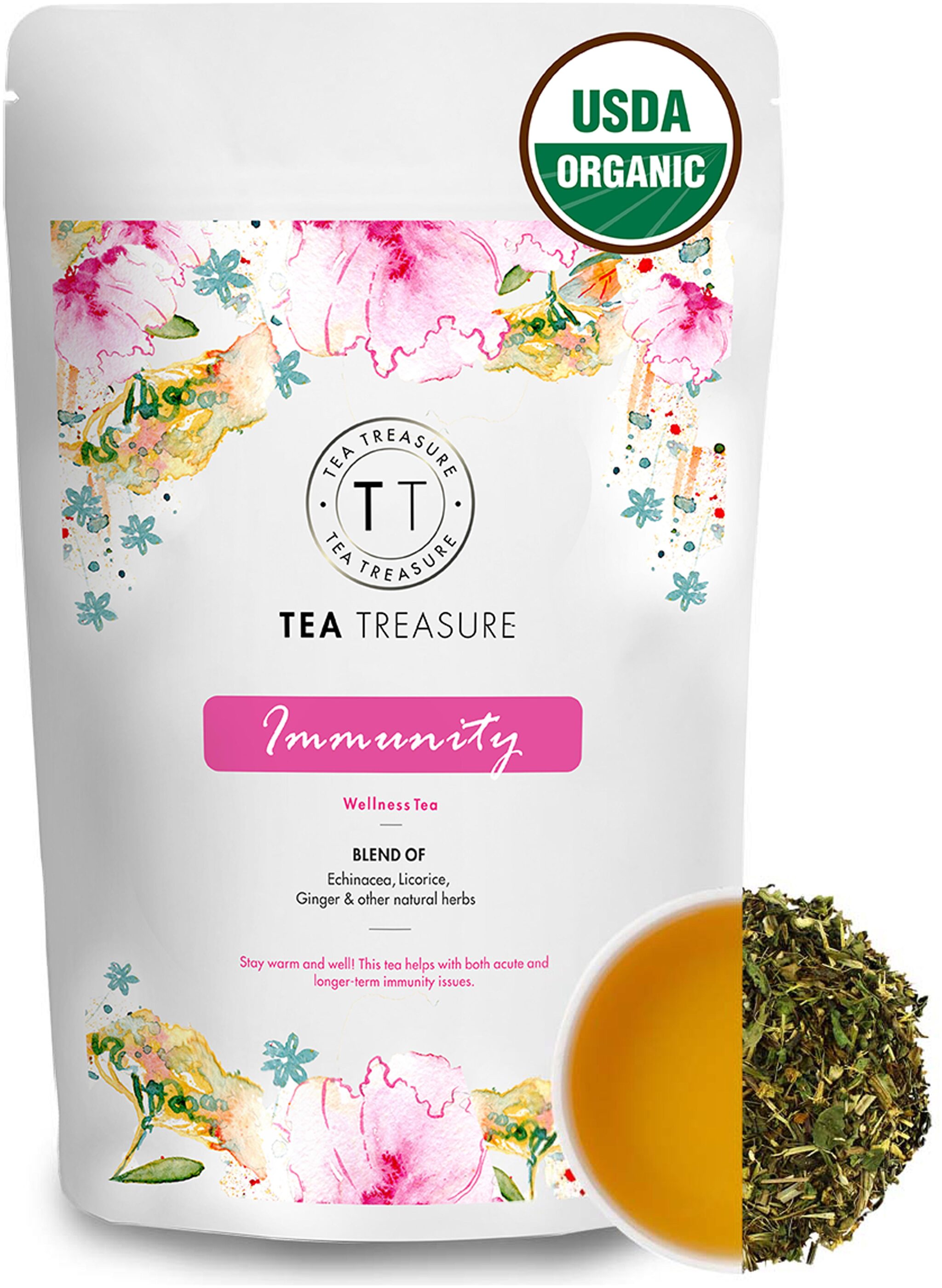 

TeaTreasure Immunity Wellness Tea -100 g