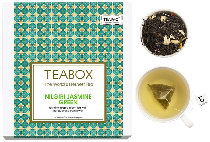

Teabox Green Tea - Jasmine Morning Dew 32 g (16 Bags x 2 g each)