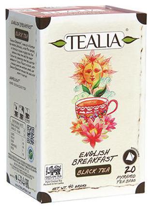 

Tealia Black Tea - English Breakfast Bio-Degradable 40 g