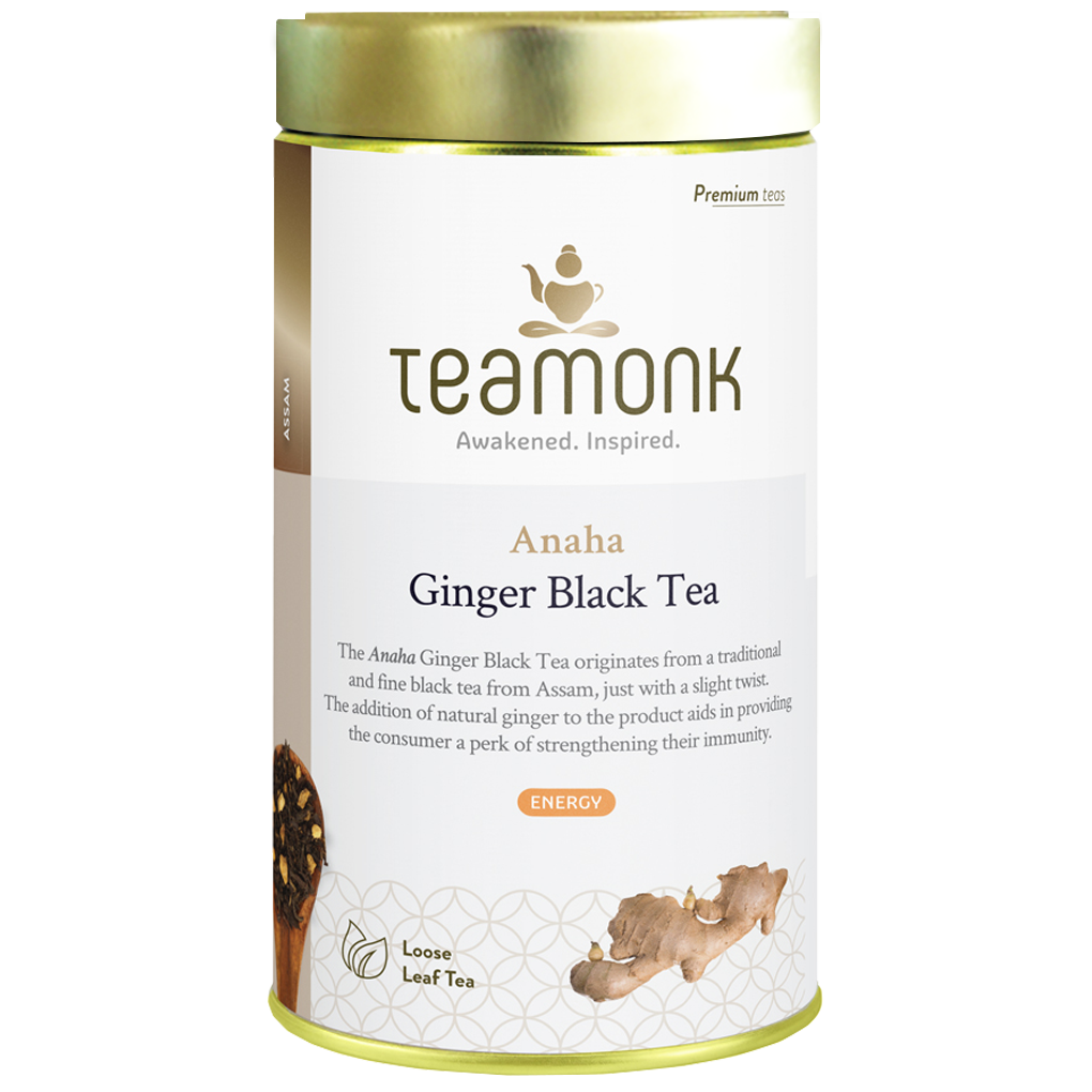 

Teamonk Anaha Assam Ginger Black Tea Long Leaf 125g