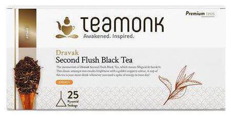 

Teamonk Assam Black Teabags - Dravak Second Flush 50 g