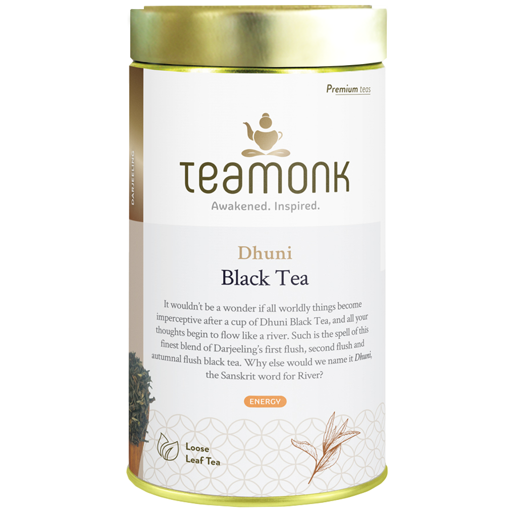 

Teamonk Darjeeling Dhuni Black Tea Long Leaf 125 g