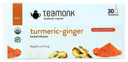 

Teamonk Global Herbal Infusion - Turmeric Ginger 30 pcs