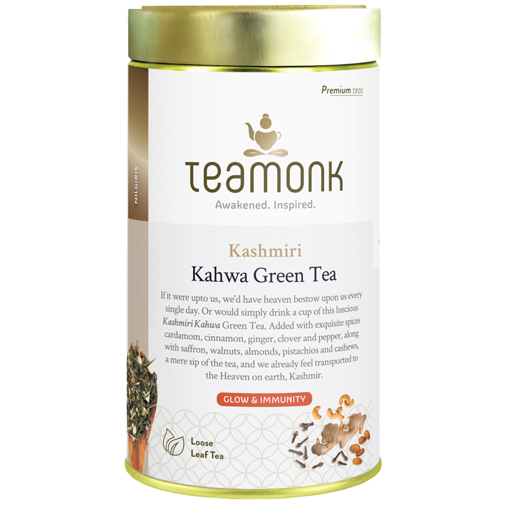 

Teamonk Kashmiri Kahwa Green Tea Long Leaf 125g