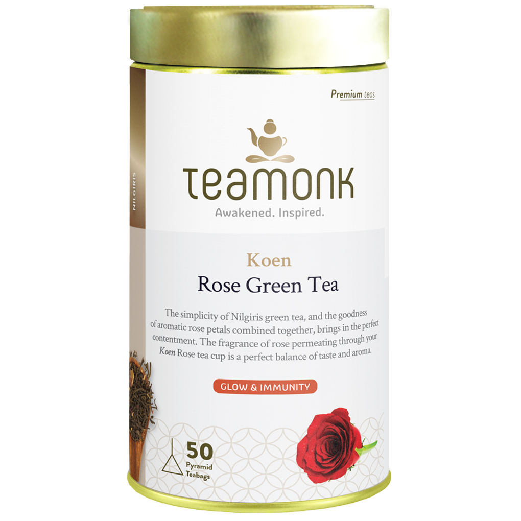 

Teamonk Koen Nilgiri Rose Green Tea 50 Tea Bags
