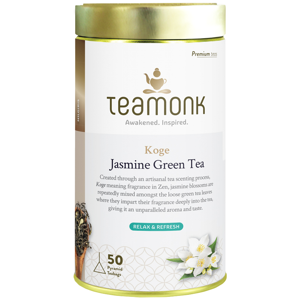 

Teamonk Koge Nilgiri Jasmine Green Tea 50 Tea Bags