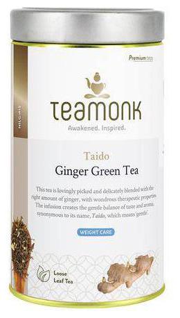 

Teamonk Nilgiri Green Tea - Taido Ginger 125 g