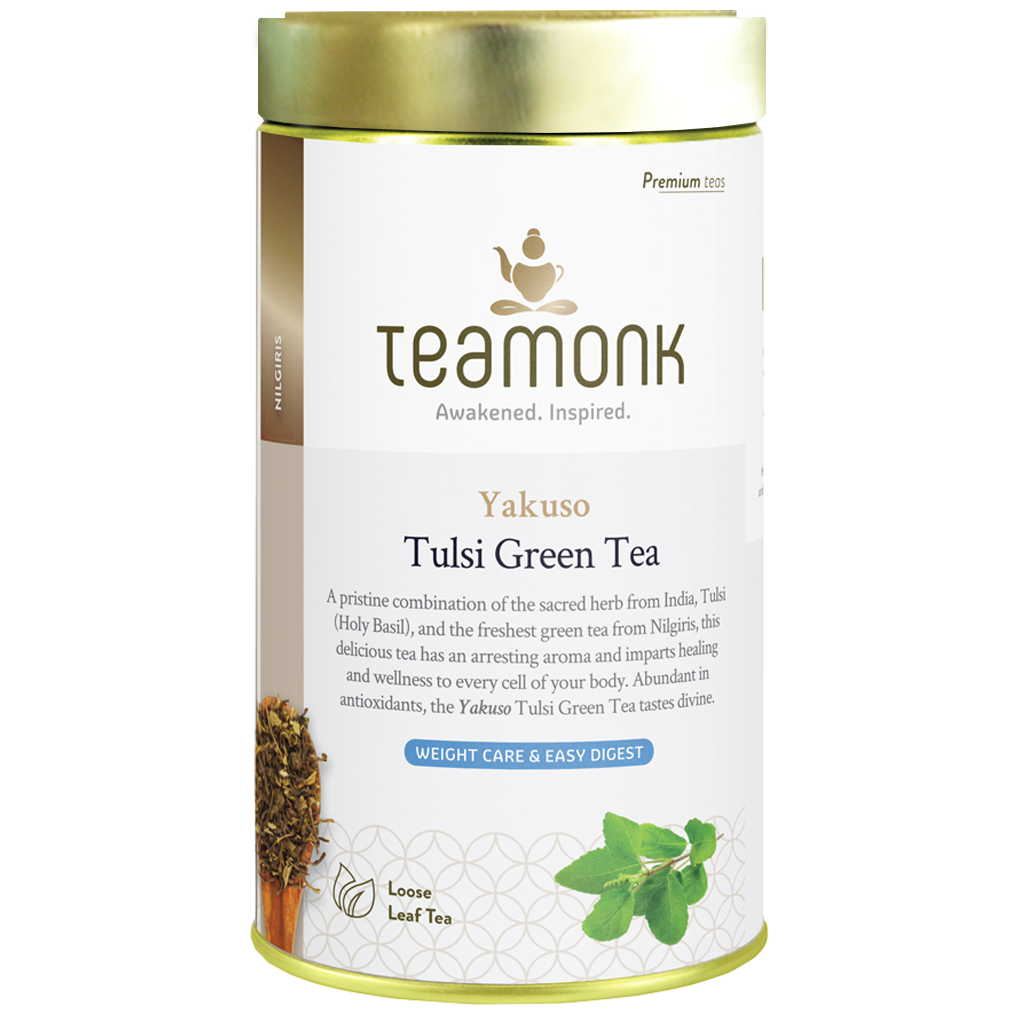 

Teamonk Yakuso Tulsi Green Tea for Weight Loss 125g