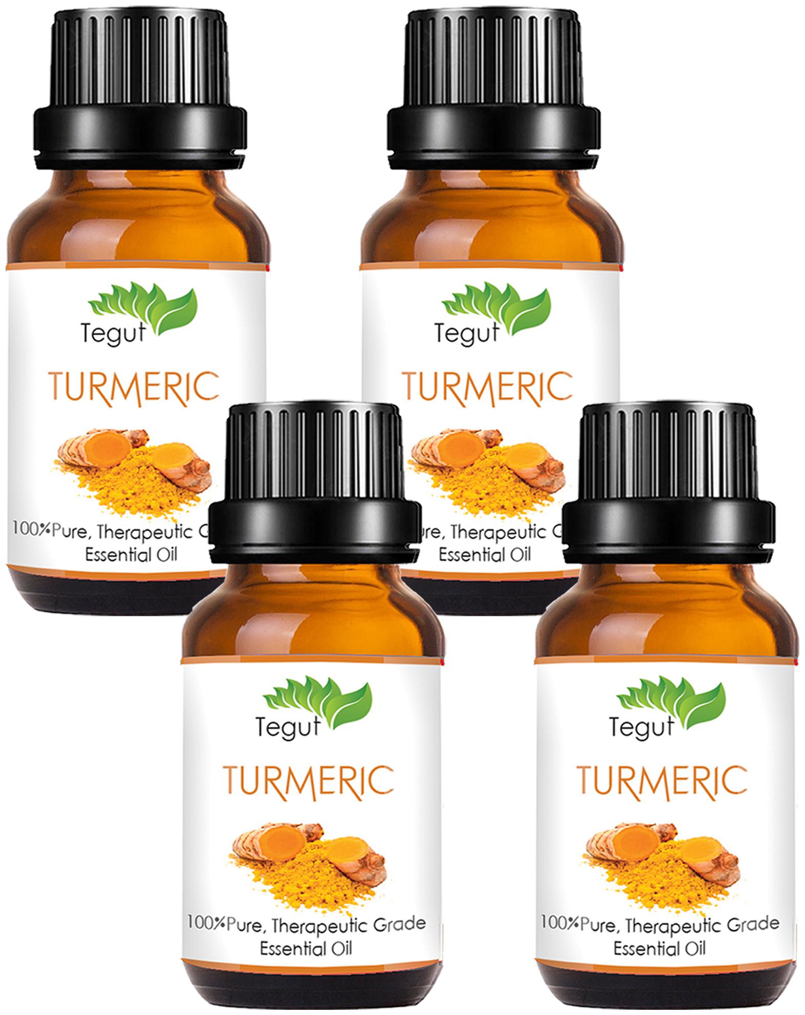 

TEGUT 100 Pure and natural Turmeric Essential Oil (15 ml) (Pack of 4)