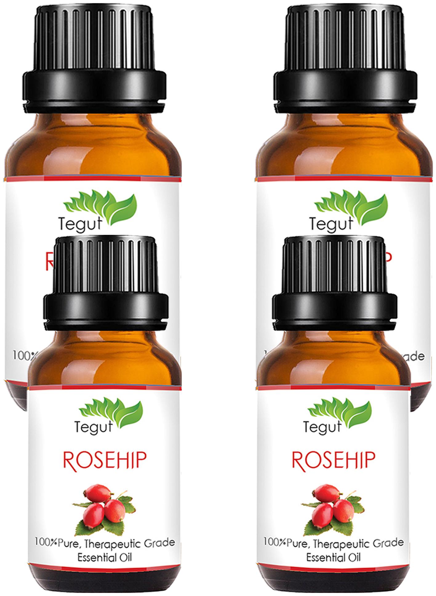

TEGUT 100 pure and natural Rosehip Carrier Oil (15 ml) (Pack of 4)
