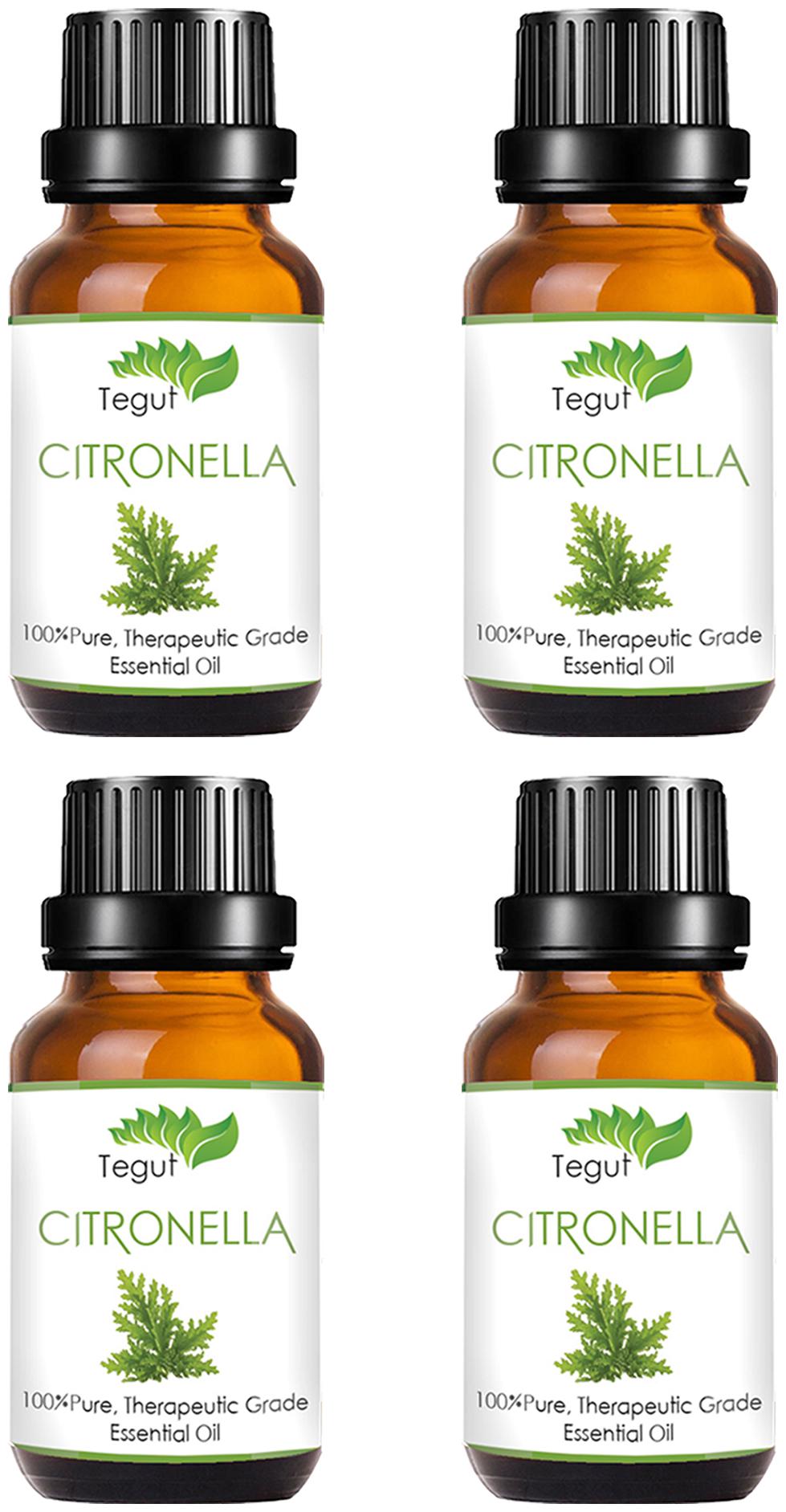 

TEGUT 100 Pure Citronella Essential Oil (30 ml) (Pack of 4)