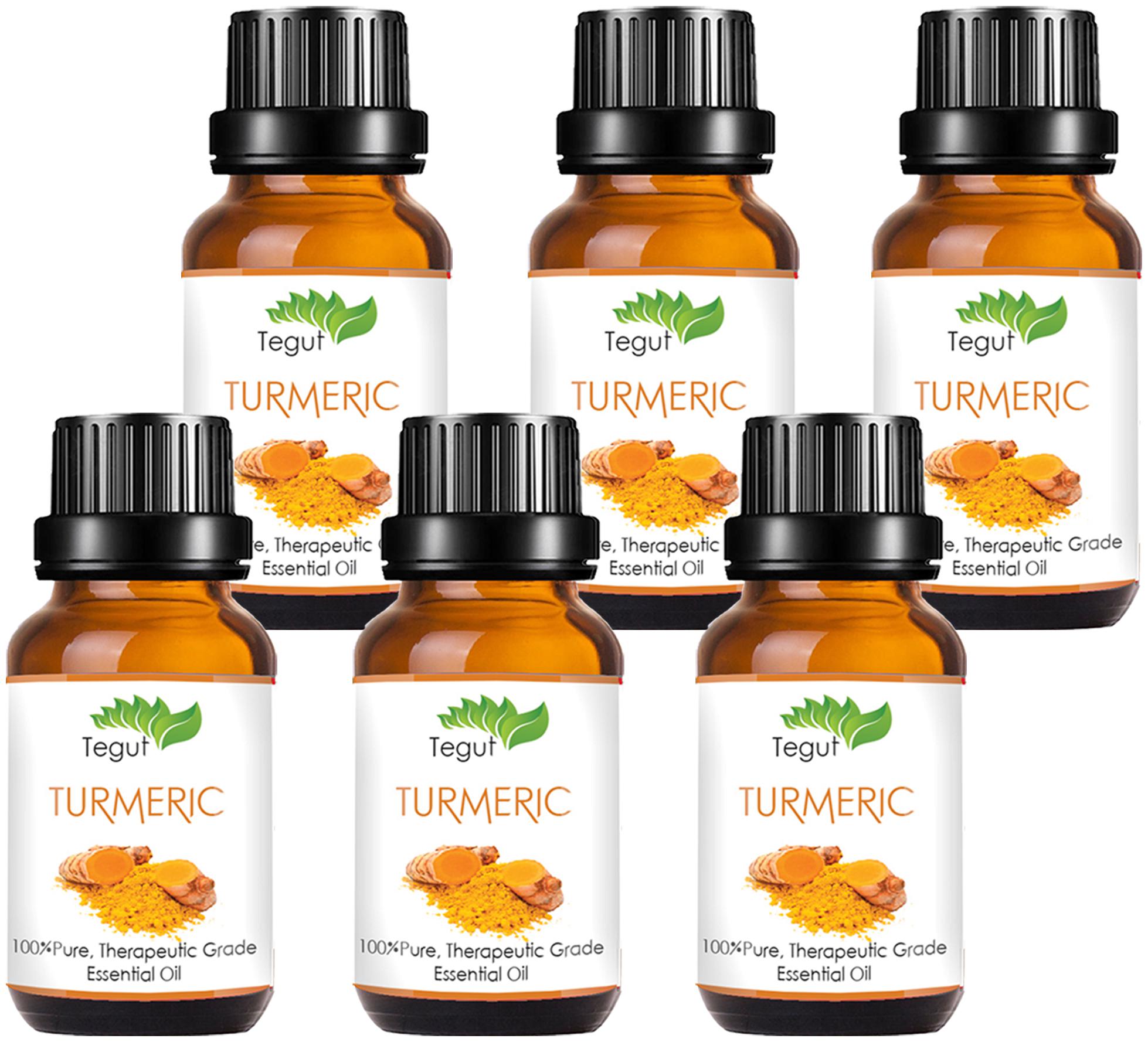 

TEGUT 100 Pure and natural Turmeric Essential Oil (15 ml) (Pack of 6)