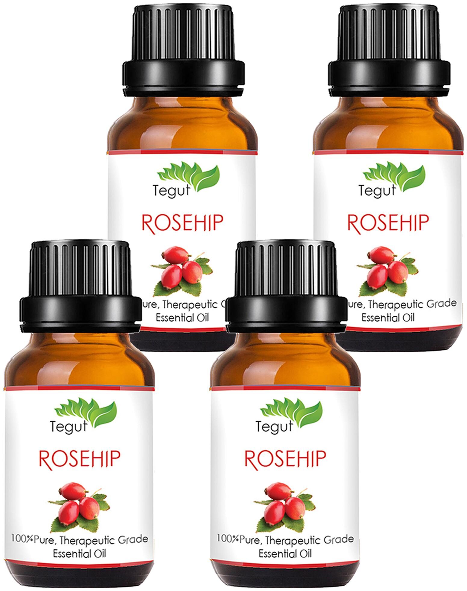 

TEGUT 100 Rosehip Pure and Cold Pressed Oil (20 ml) (Pack of 4)