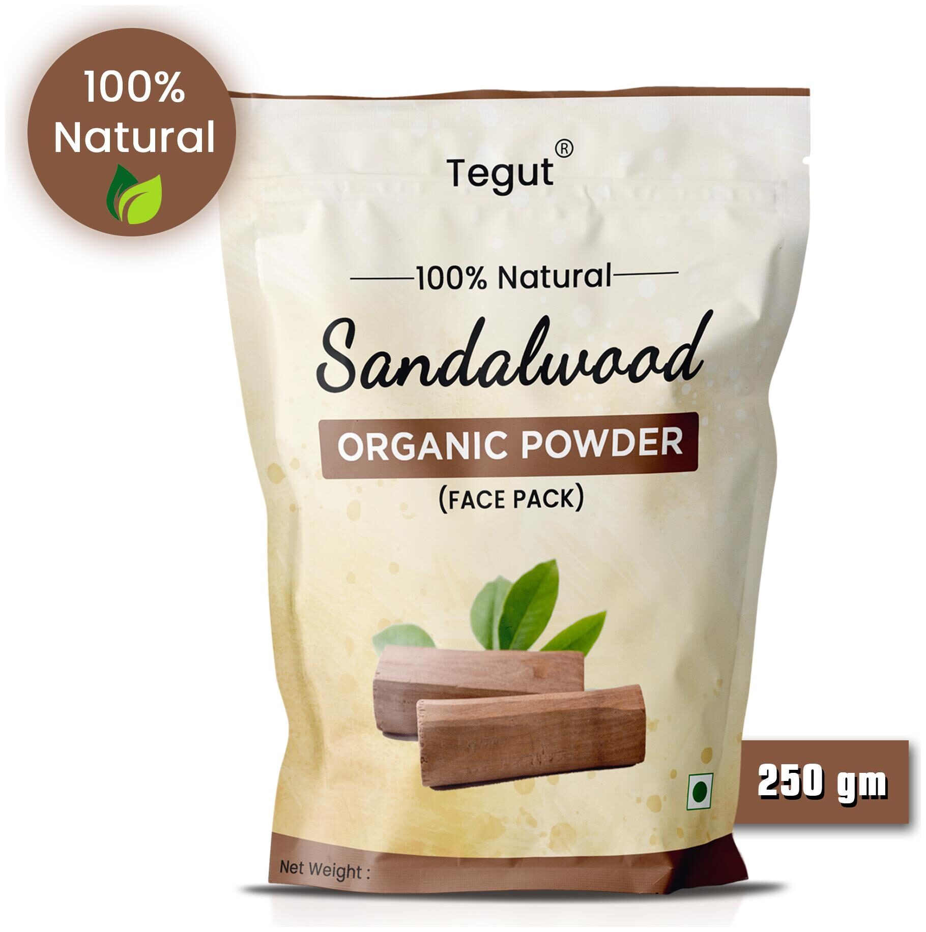 

Tegut Ayurvedic Natural Sandalwood Powder Chandan 250g (Pack of 1)