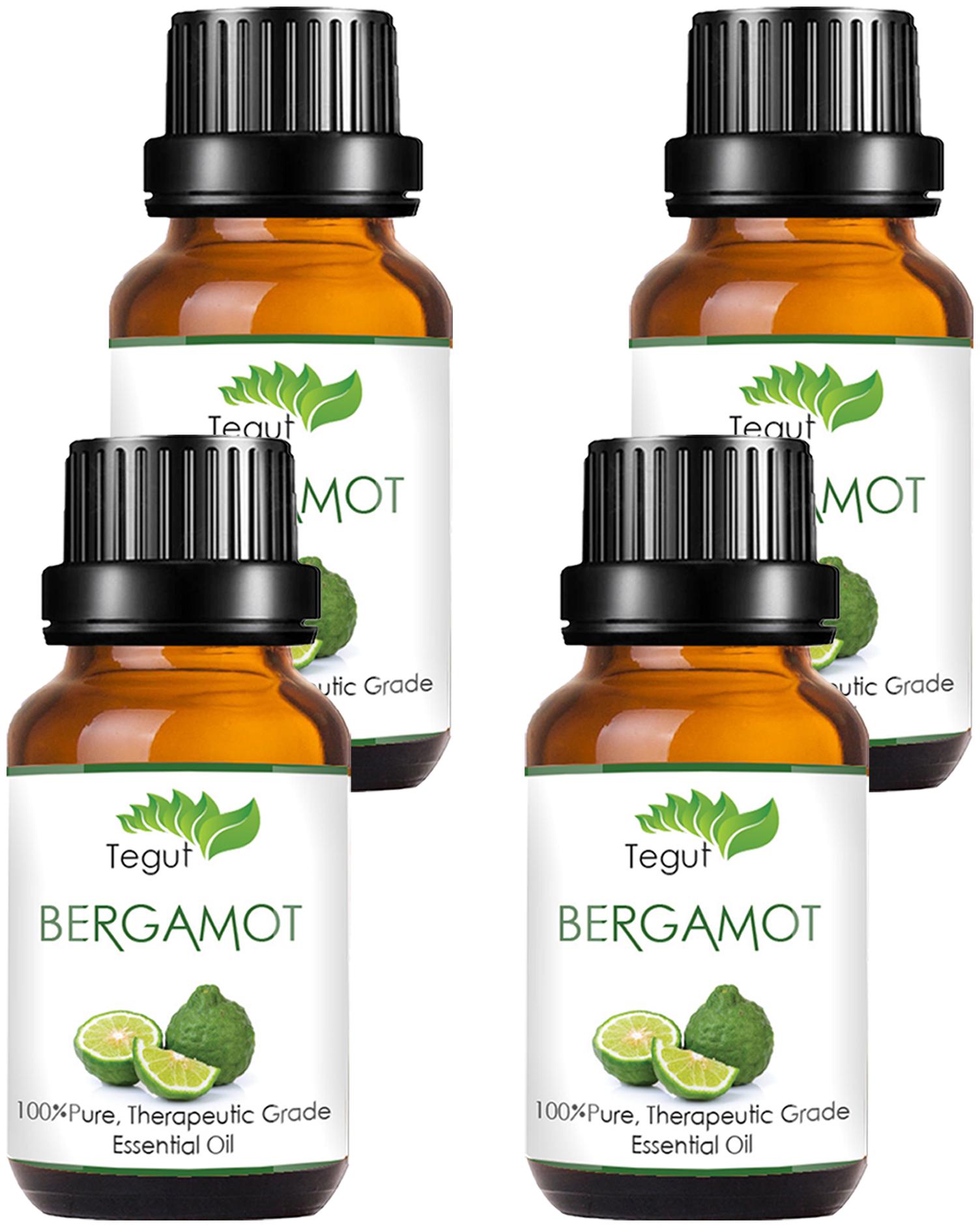 

Tegut Bergamot Essential Oil Pure Natural Aromatherapy Therapeutic Grade Oil For Skin Care Hair Care Hair Oil (15 ml) (Pack Of 4)
