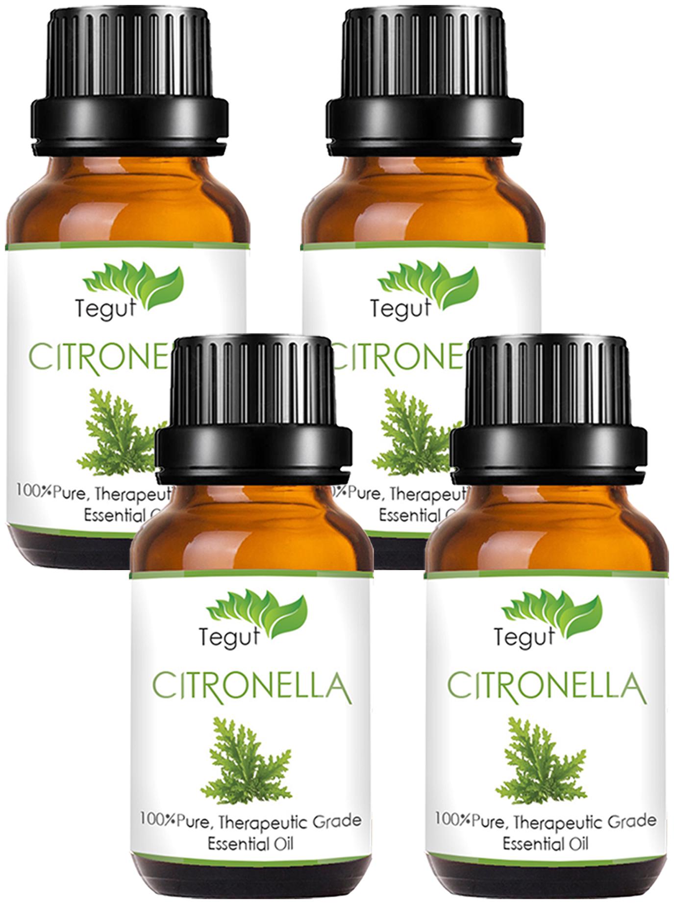 

TEGUT Citronella Essential Oil Pure Natural Therapeutic Grade(25 ml) (Pack of 4)