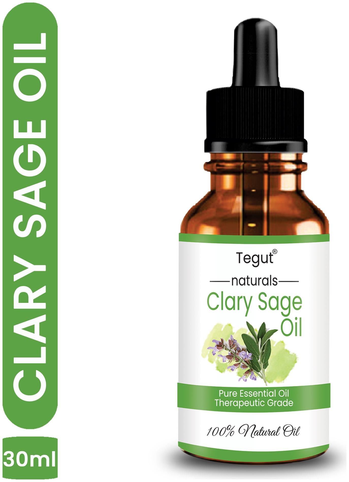 

Tegut Clary Sage Essential Oil - 100 Pure Natural Undiluted For Skin care Hair (30 ml) (Pack of 1)