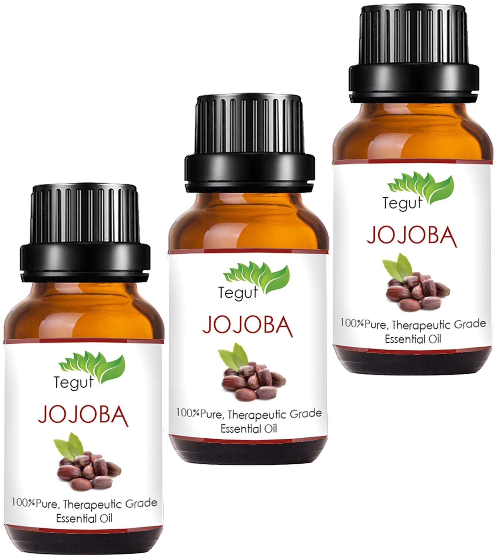 

Tegut Essential 100 Pure Natural Cold Pressed Jojoba Oil Oil (18 ml) (Pack Of 3)