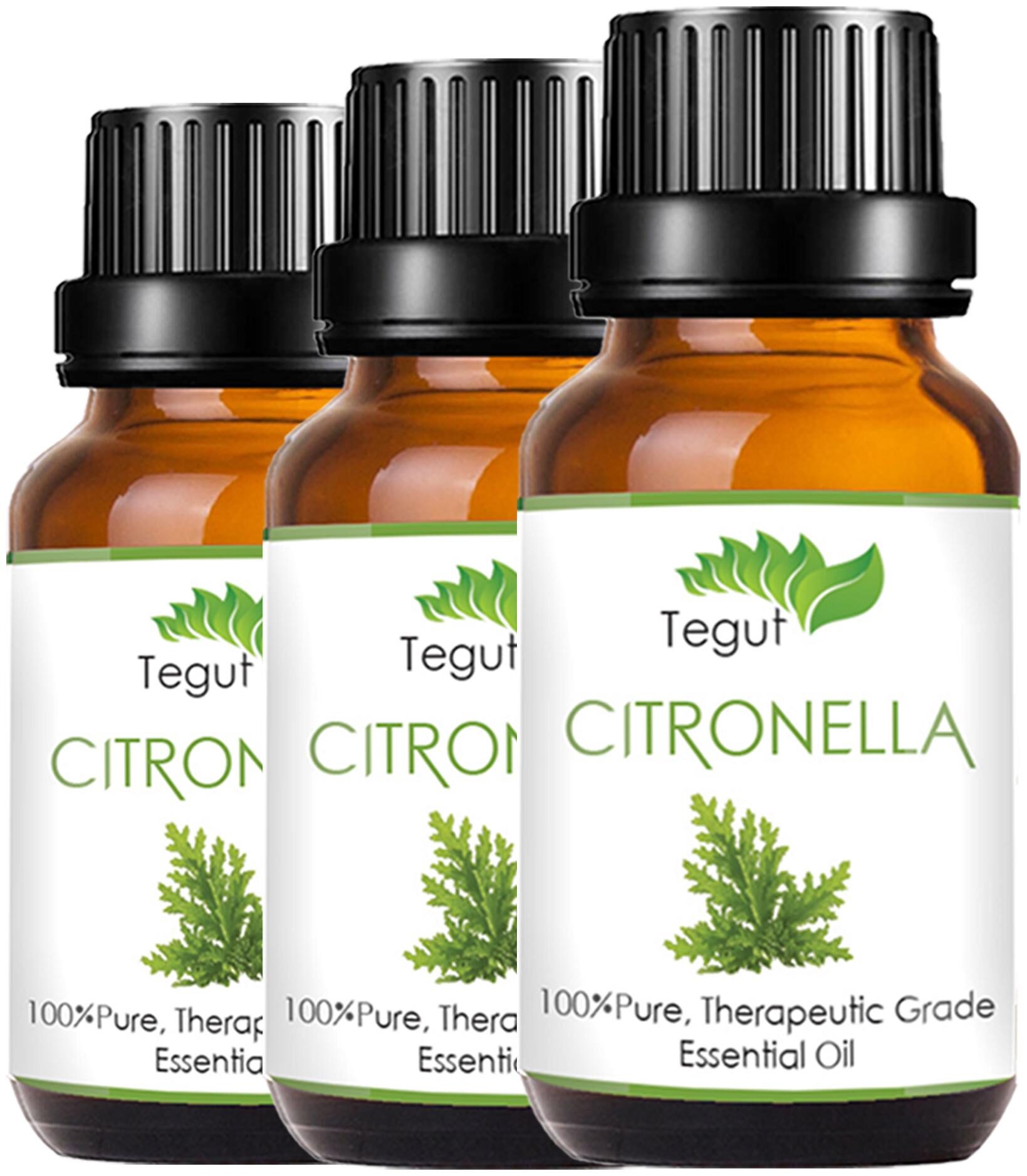 

TEGUT Essential Pure Citronella Essential Oil- (100 Pure and Natural Therapeutic Grade) (30 ml) (Pack of 3)