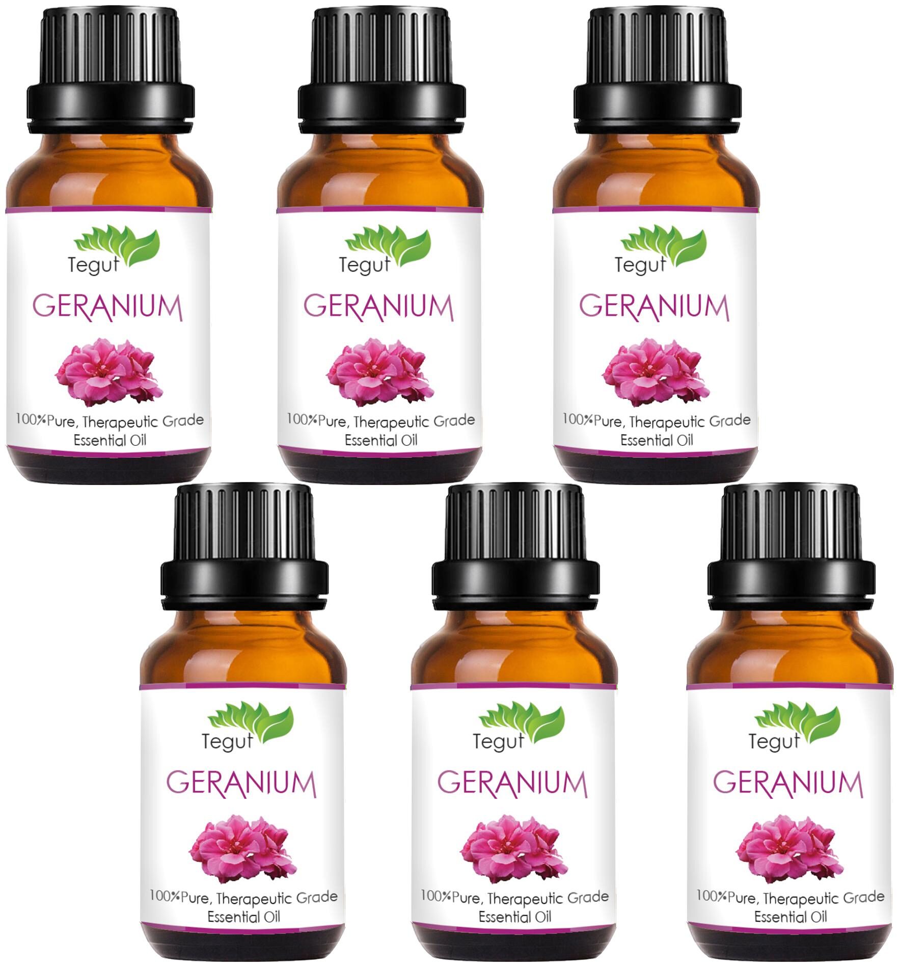 

Tegut Geranium Essential Oil (20 ml) (Pack Of 6)