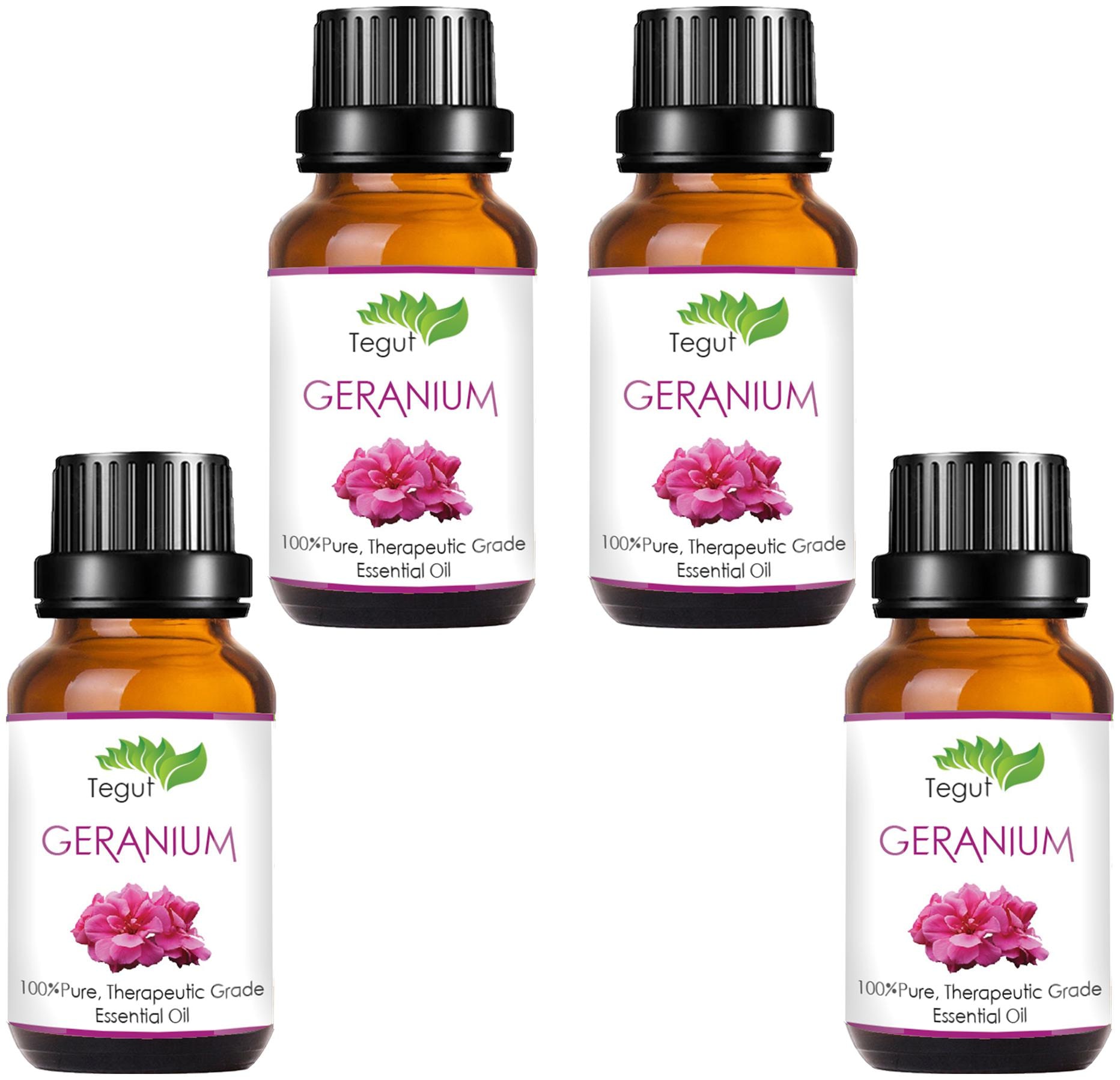 

Tegut Geranium Essential Oil (30 ml) (Pack Of 4)