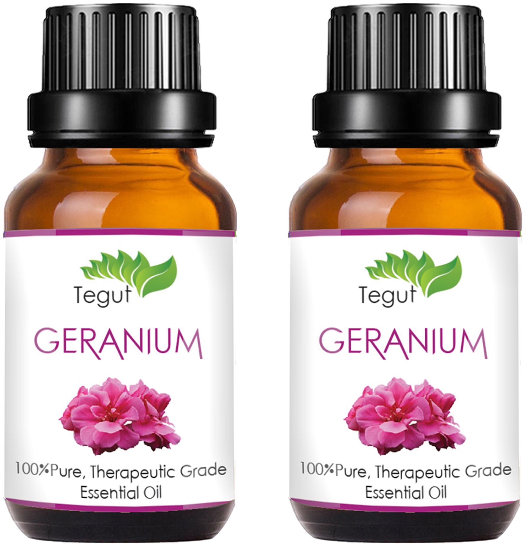 

Tegut Geranium Essential Oil (10 ml) (Pack Of 2)