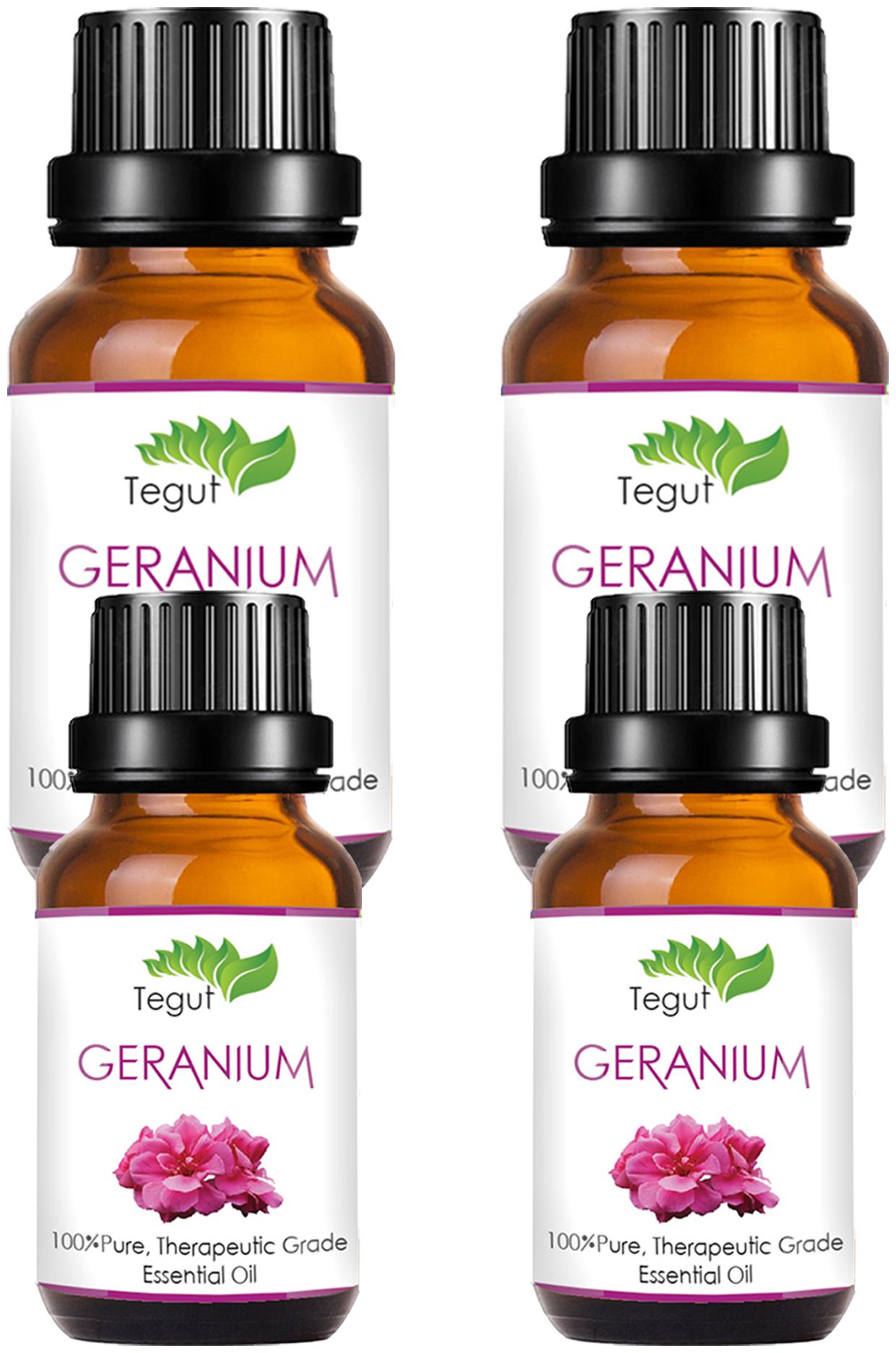 

Tegut Geranium Essential Oil (25 ml) (Pack Of 4)