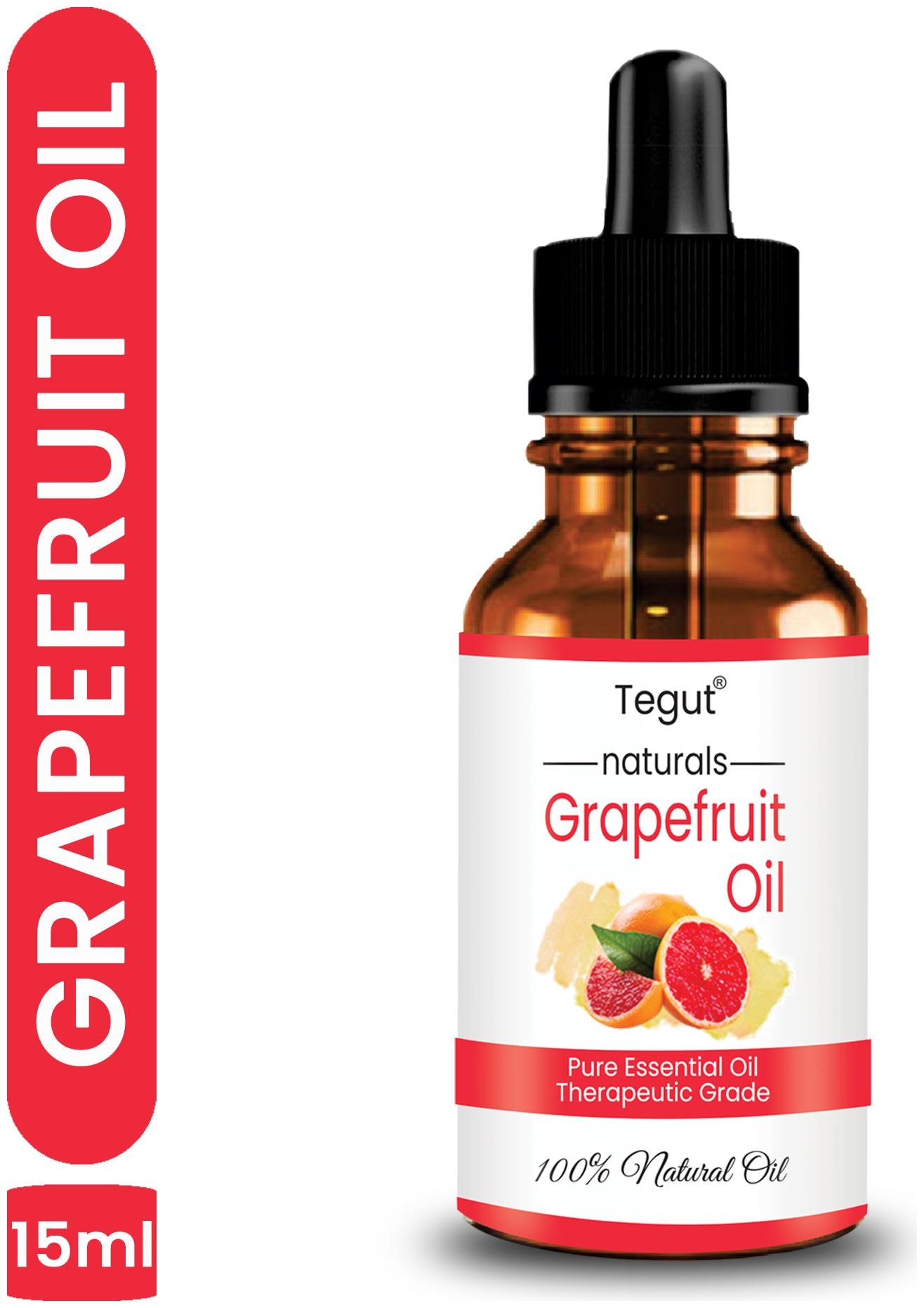 

Tegut Grapefruit Oil - Pure and Therapeutic Grade - Massage Suitable for All Skin Types Pure Essential Oil (15 ml) (Pack of 1)