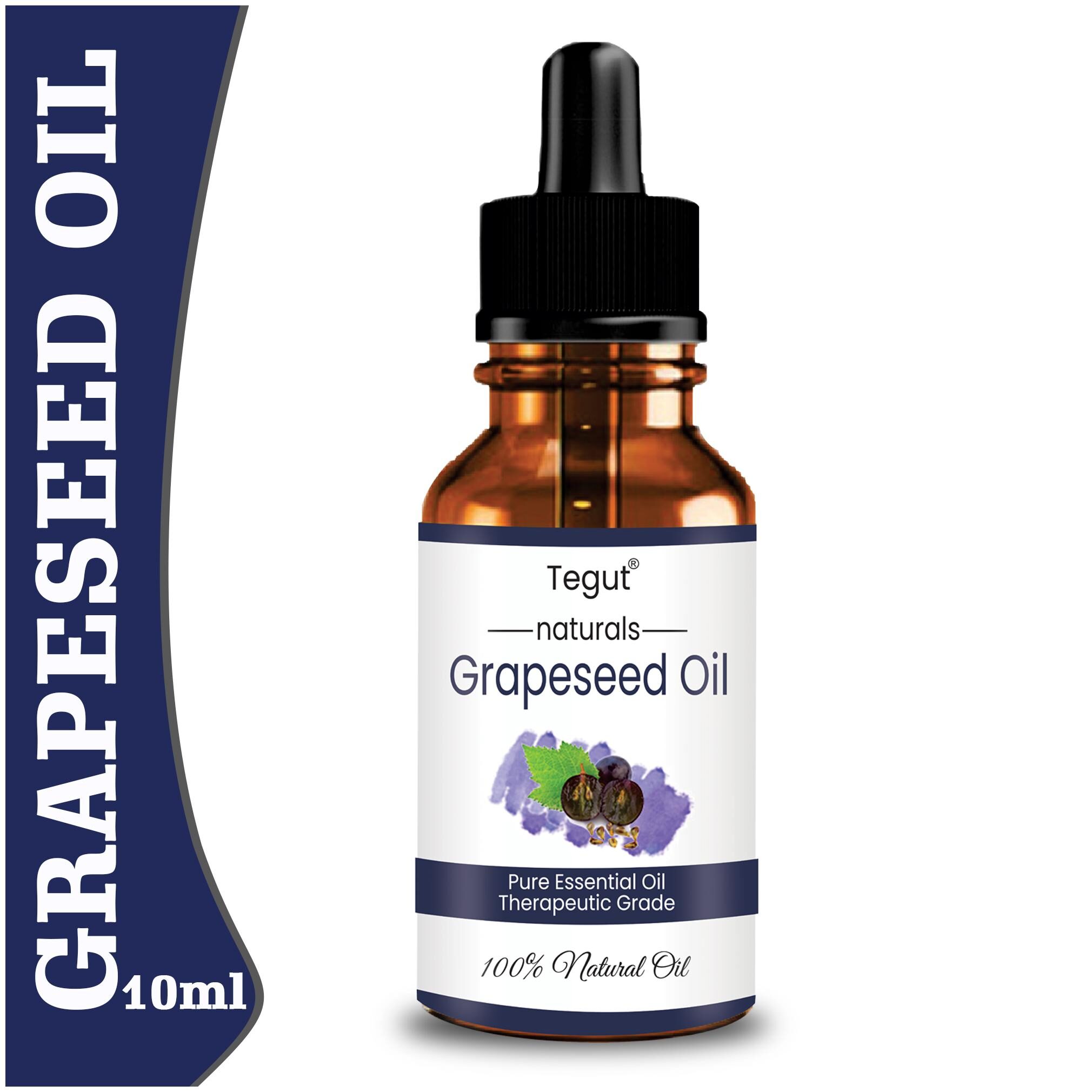 

Tegut Grapeseed Oil for Skincare and Acne (10 ml) (Pack of 1)