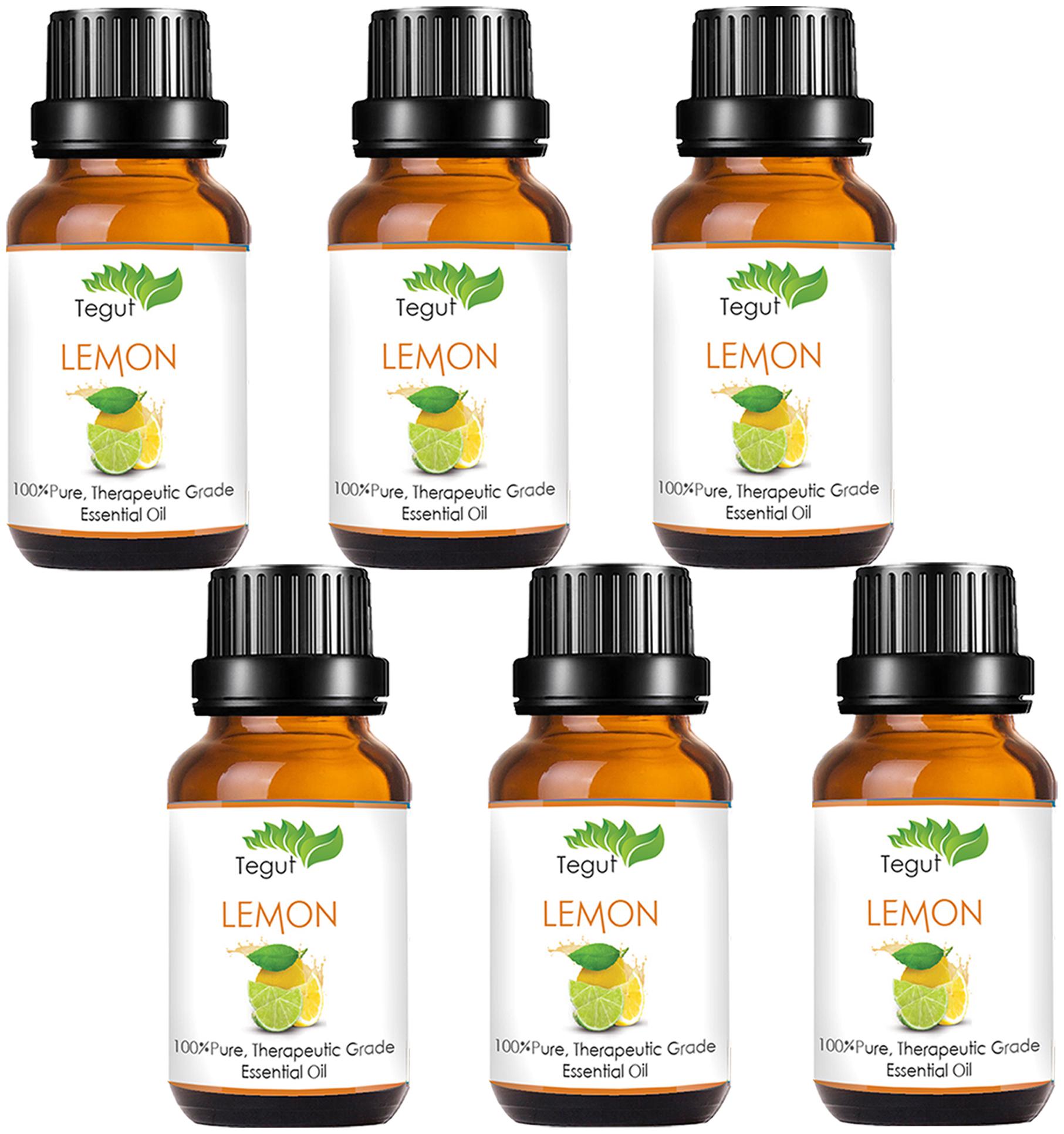 

TEGUT Lemon Cold Pressed Essential Oil (25 ml) (Pack of 6)