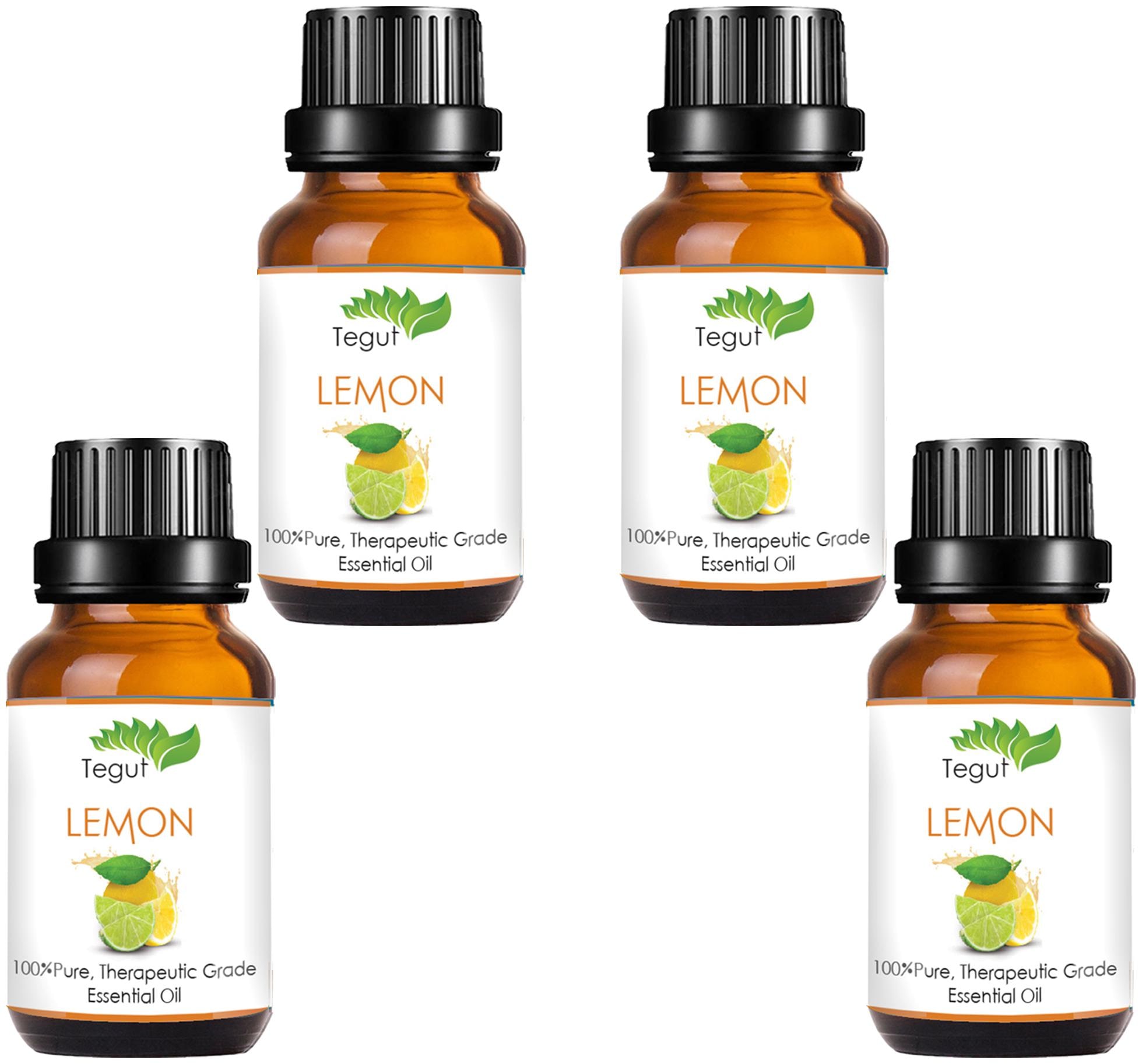 

TEGUT Lemon Cold Pressed Essential Oil (20 ml) (Pack of 4)