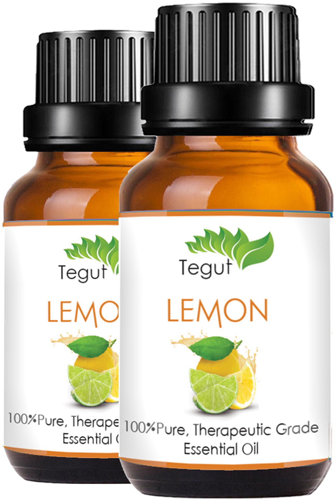 

TEGUT Lemon Essential Oil (18 ml) (Pack of 2)