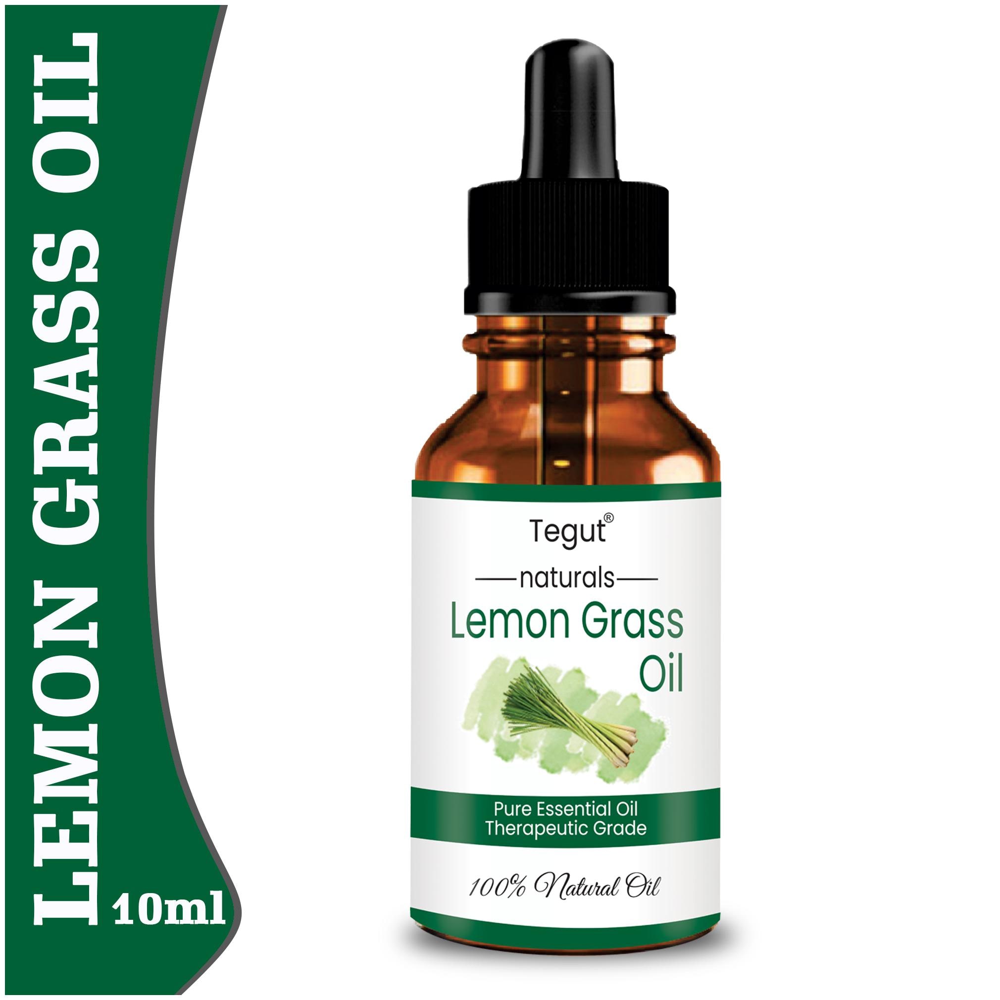 

Tegut Lemon Grass Pure and Natural Essential Oil for Digestion Blood Pressure and Relieves menstrual pain Therapeutic Grade (10 ml) (Pack of 1)