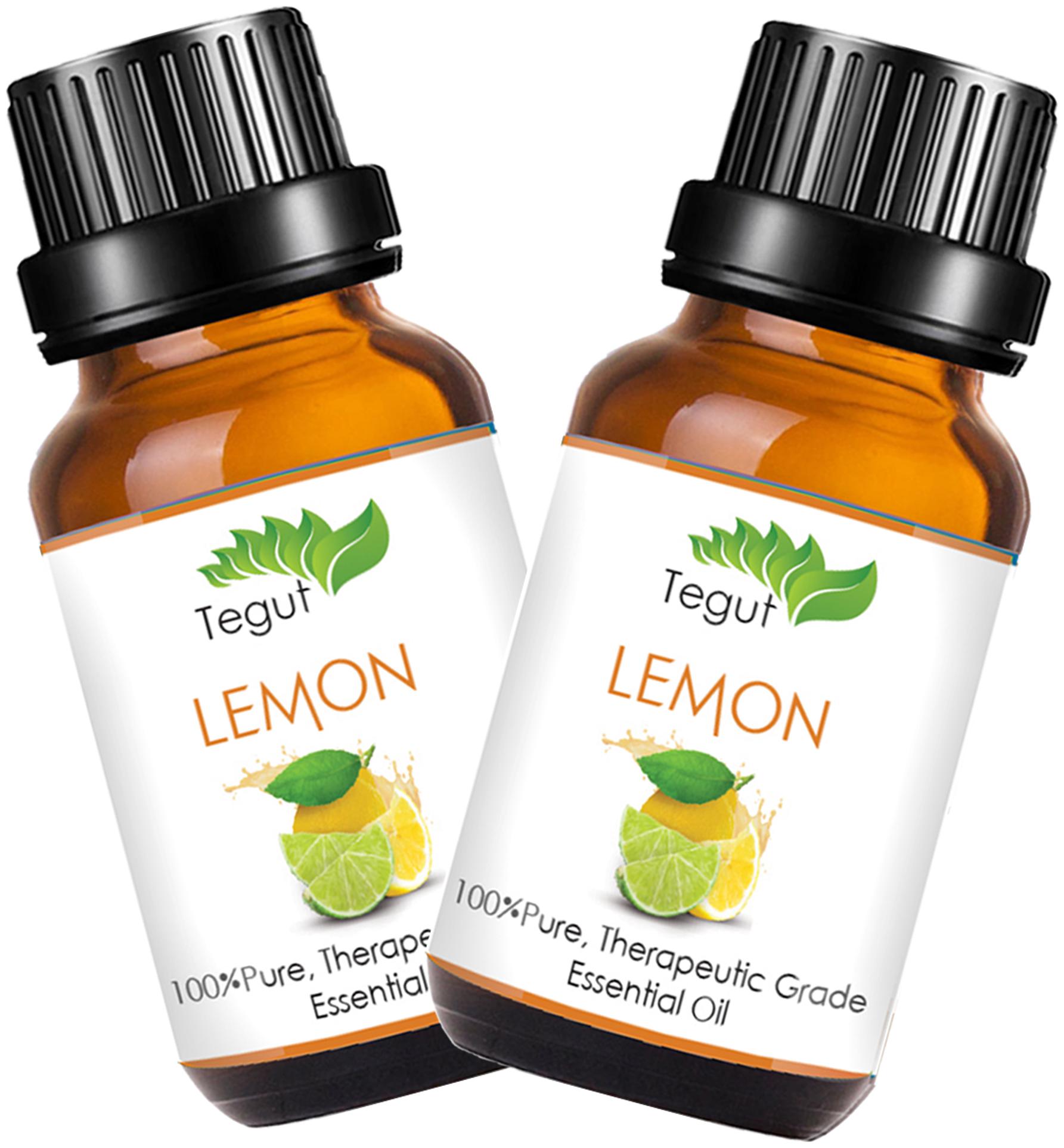 

TEGUT Lemon Cold Pressed Essential Oil (10 ml) (Pack of 2)