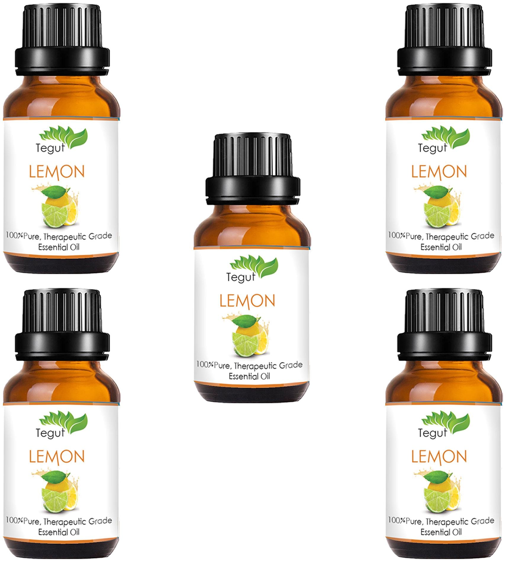 

TEGUT Lemon Cold Pressed Essential Oil (25 ml) (Pack of 5)