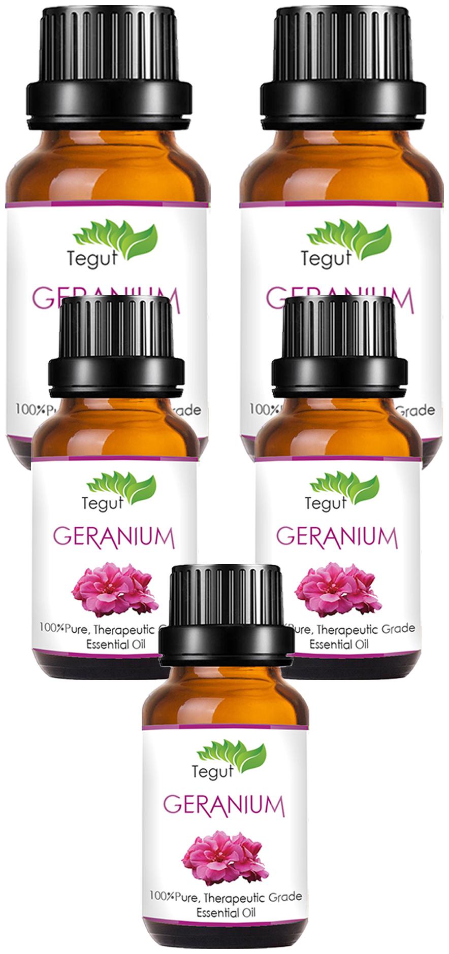 

Tegut Natural Geranium Essential Oil (10 ml) (Pack Of 5)