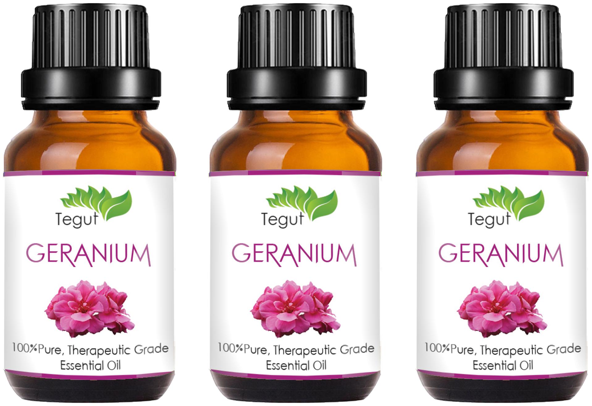 

Tegut Natural Geranium Essential Oil (10 ml) (Pack Of 3)