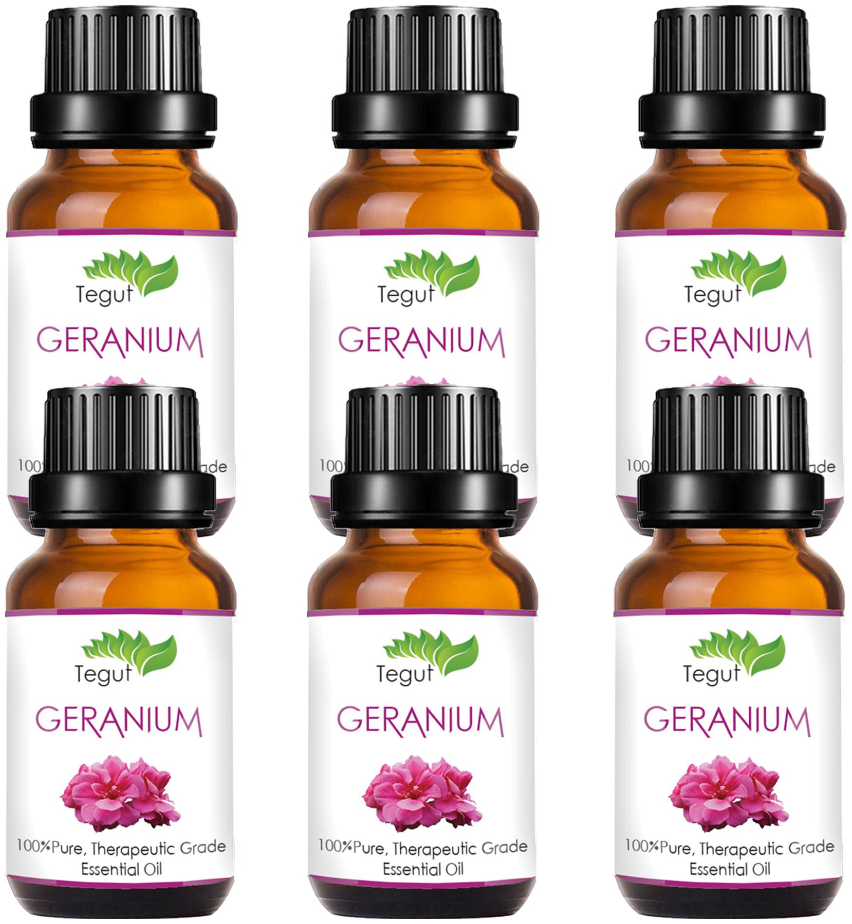 

Tegut Natural Geranium Essential Oil (15 ml) (Pack Of 6)